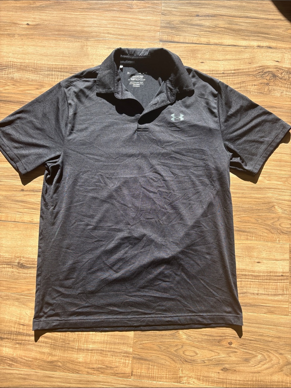 Under Armour Men’s Black Polo with Subtle Logo